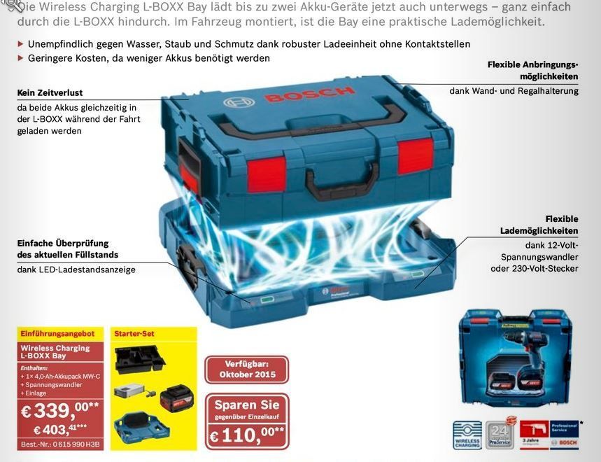 Bosch Wireless Charging Lboxx Bay Bosch Power Tool Forum Tools In